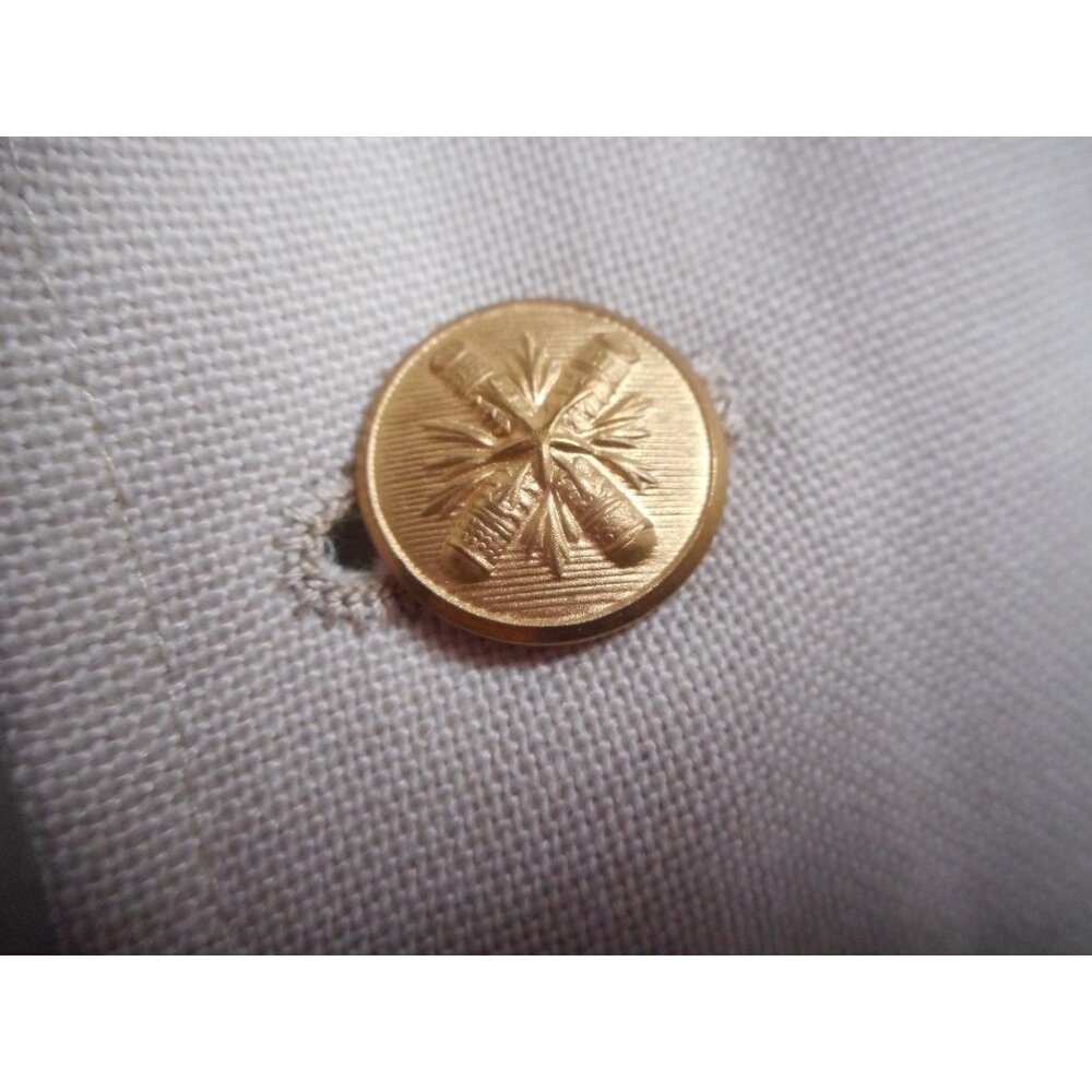 Vintage Cross Winsor Mens Beige Sport Coat 2 Button Front Long Sleeve Size 46S - Picture 6 of 9